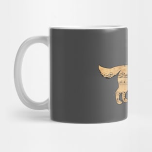 Sheet Music Dog Mug